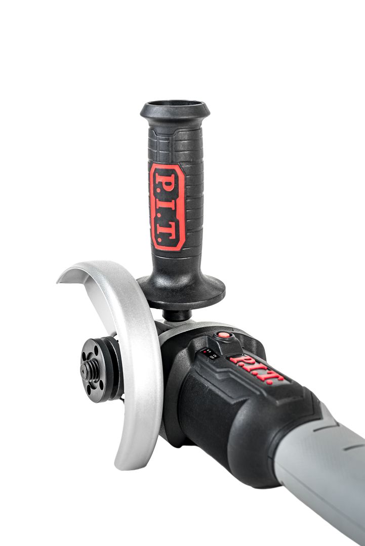 Шлифмашина угловая аккум. бесщёточная P.I.T. PWS20H-125A/1 (20В, 125мм, 7000об/мин, 1 акб, ЗУ, кейс)