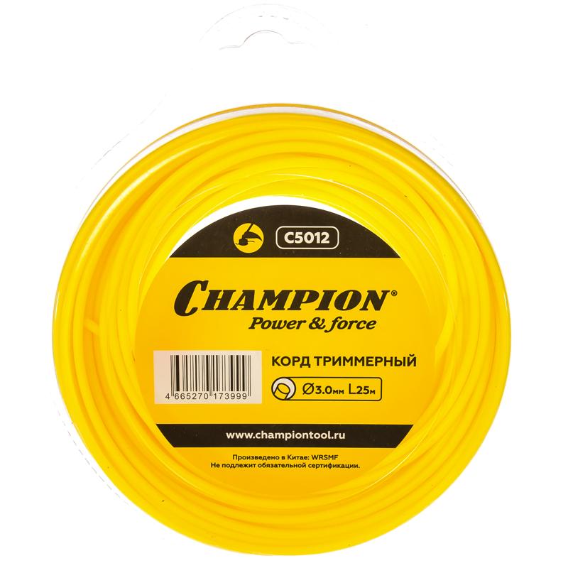 Корд трим.CHAMPION  Round 3.0мм* 25м (круглый)