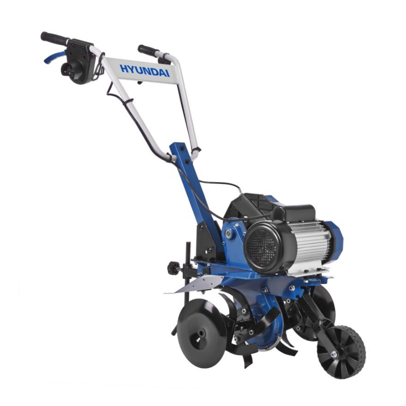 Электрокультиватор HYUNDAI T2000E 2.0кВт, шир. обр. 450мм, гл.обр. 260мм,29,8кг, цепн. редуктор