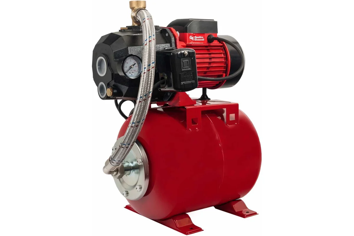 Насосная станция QUATTRO ELEMENTI Automatico 800 Ci Deep (800 Вт, 2500 л/ч, для чистой, 40 м, 20,1кг