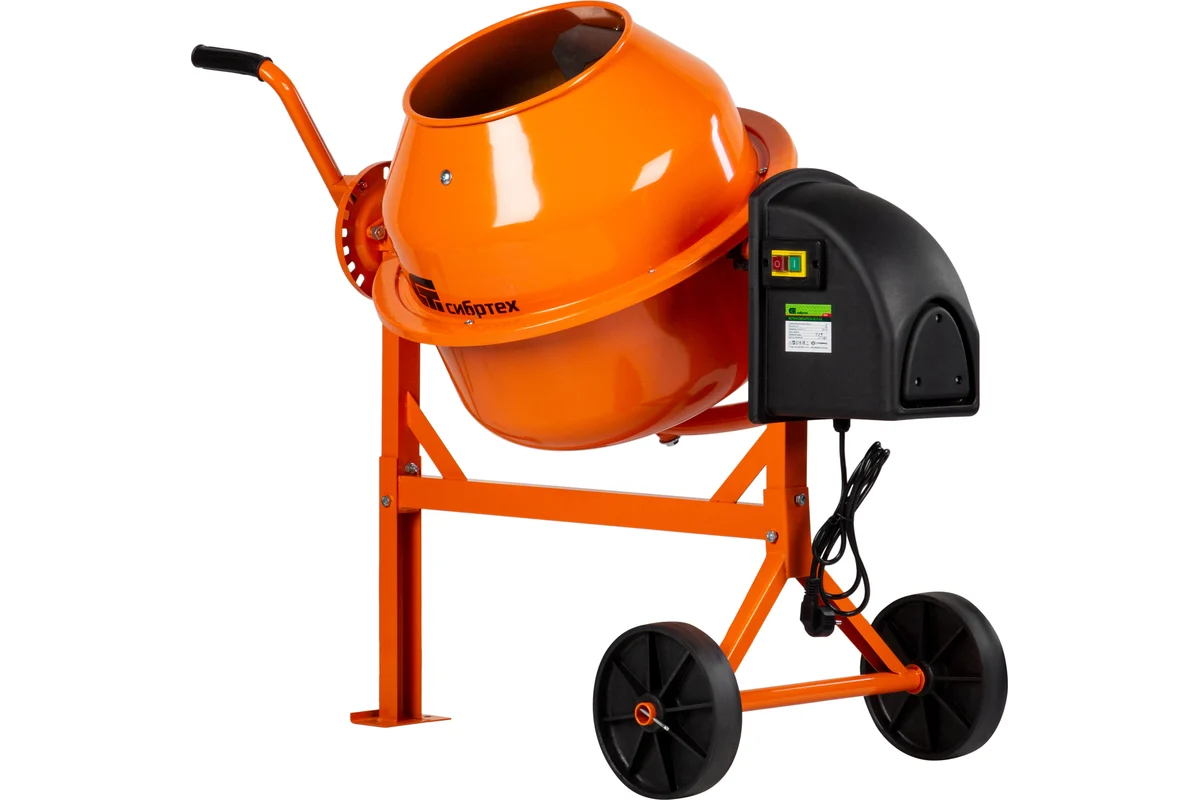 Бетоносмеситель СИБРТЕХ БСЛ-63,  300Вт, 63л