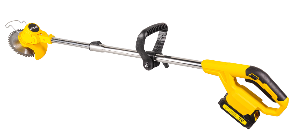 Аккумуляторный триммер GET-20M-2Li Huter (в комплекте 2 АКБ и ЗУ)