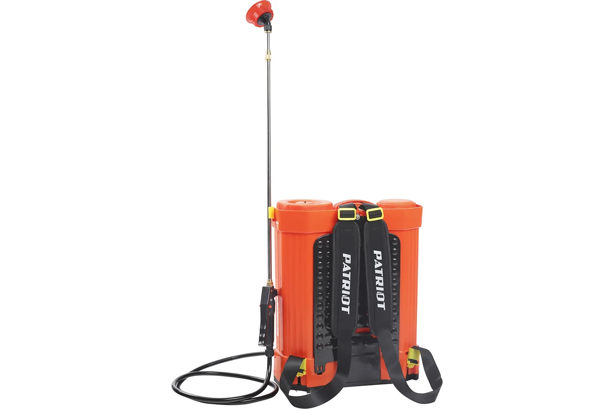 Распылитель ранцевый аккумуляторный PATRIOT PT-16AC, свинцово-кислотный; 8 Ач, 16 л.
