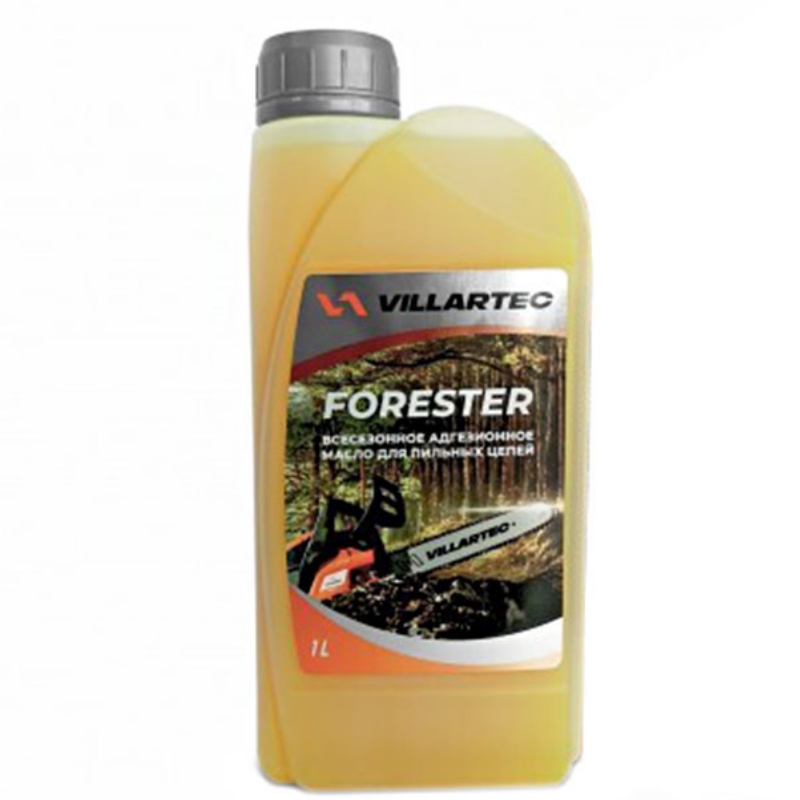 Всесезонное адгезионное масло для пильных цепей VILLARTEC FORESTER 1L