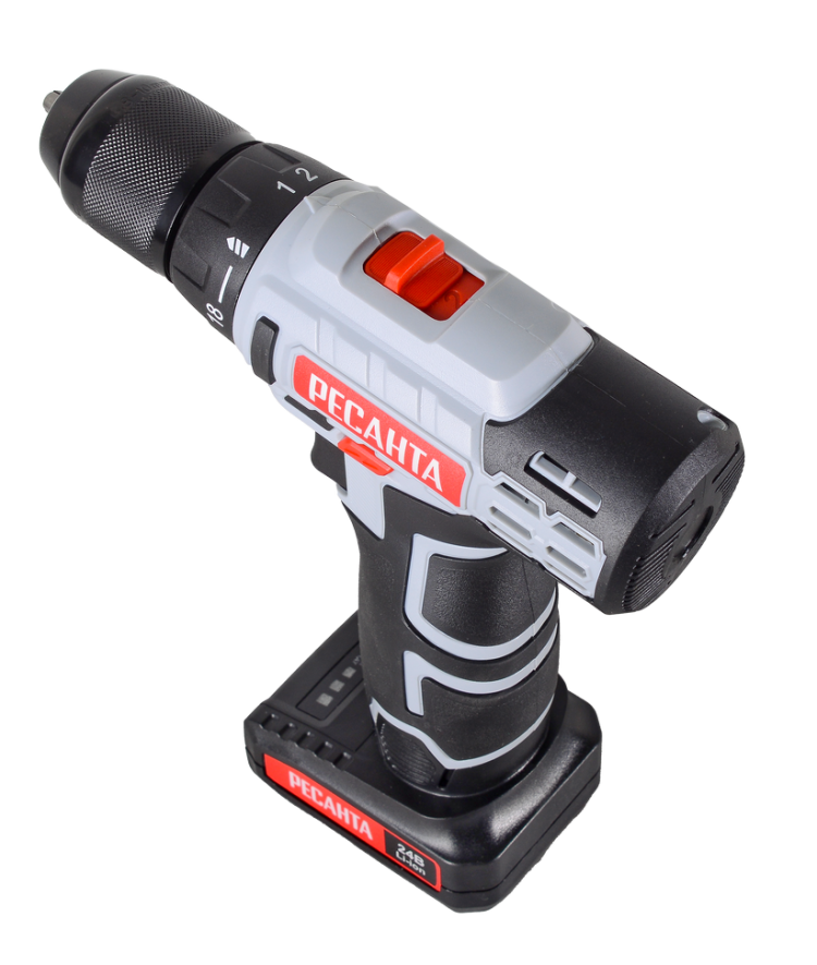 РЕСАНТА ДА-24-2ЛК Шуруп. акк, 24В 2х2,0 Ач Li-ion, 50Нм, БЗП