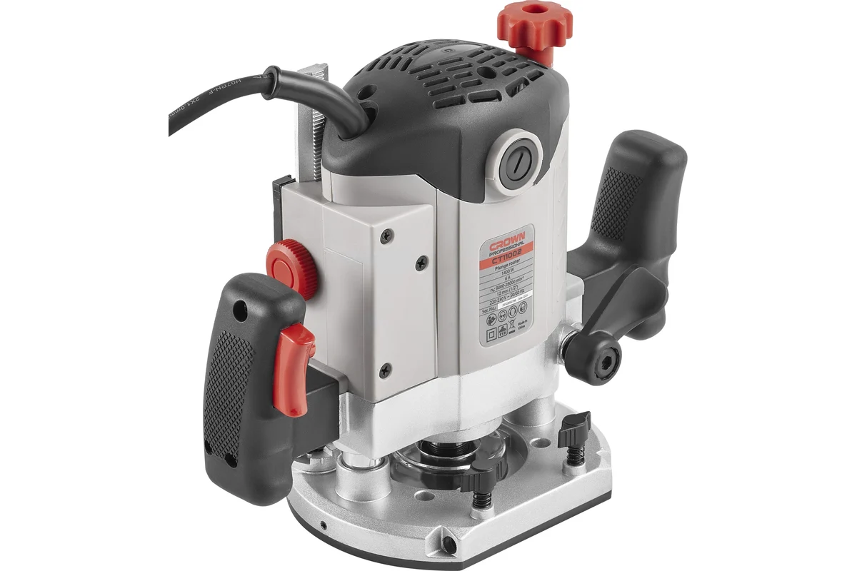 Фрезер CROWN CT11002, 1400Вт, 9000-28000об/мин, цанги 12/8/6мм