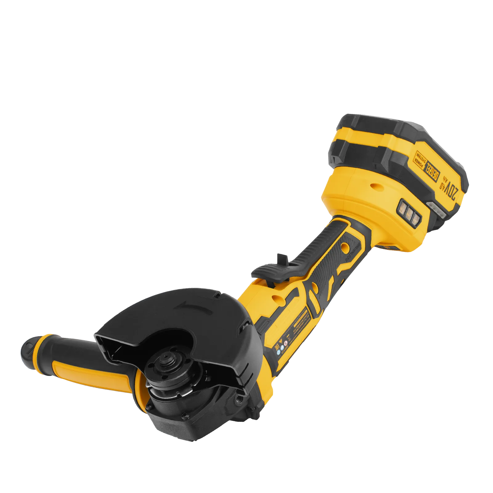 Машина шлифовальная угловая аккумуляторная бесщет. AGH-BL-20-125, Li-Ion, 20 В// Denzel