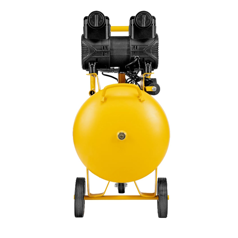 Компрессор безмасл. малошумный DLP-3000/100, 3 кВт, 2х1,5 кВт,100 л, 2850 об/мин,500 л/мин// Denzel