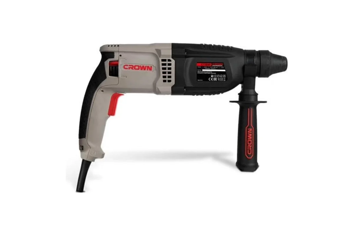 Перфоратор CROWN CT18181 BMC, 710Вт,SDS+,2.5 Дж удар, 0-1300об/мин, 5200уд/мин, кейс