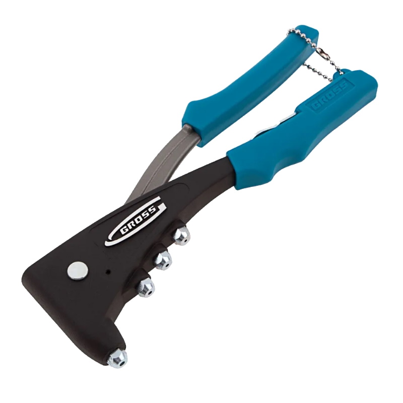 Заклёпочник литой, усиленный, заклёпки 2,4-4,8мм// Gross