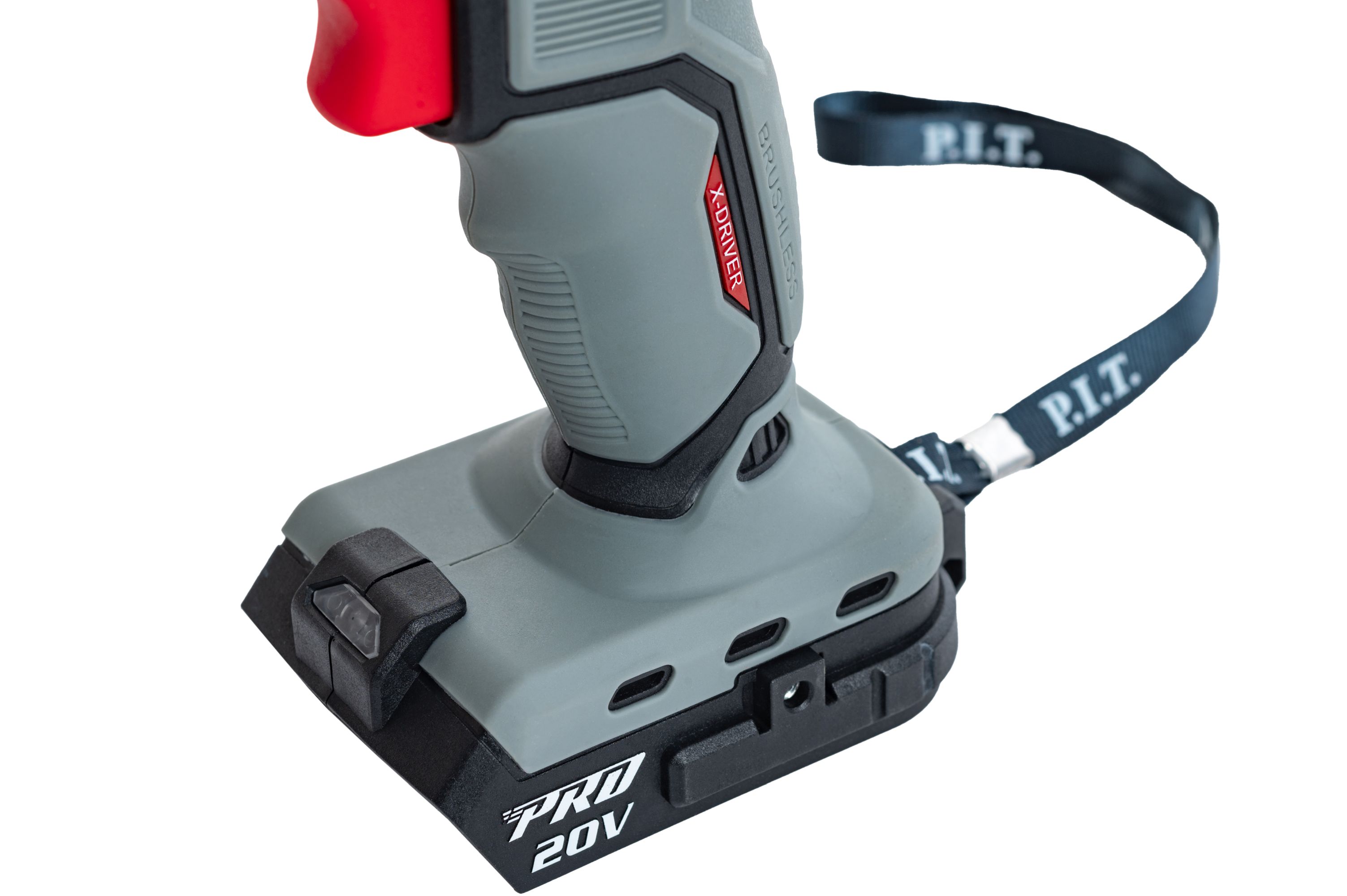 Дрель ударная аккум. бесщёточная P.I.T. PSB20H-13D X-DRIVER SOLO (20В, 75Нм, метал патрон 13мм, 2ск)