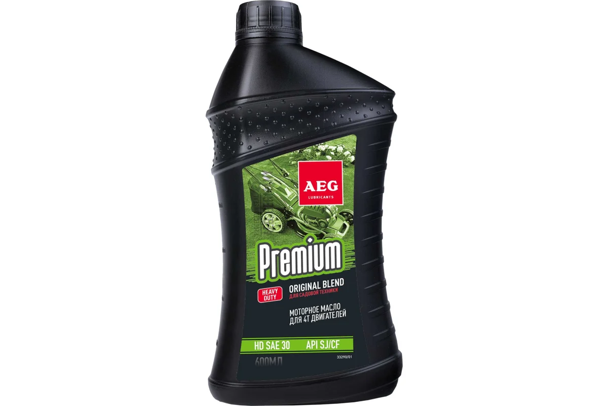 AEG Premium HD SAE 30 API SJ/CF Масло четырехтактное 600 мл (33290)