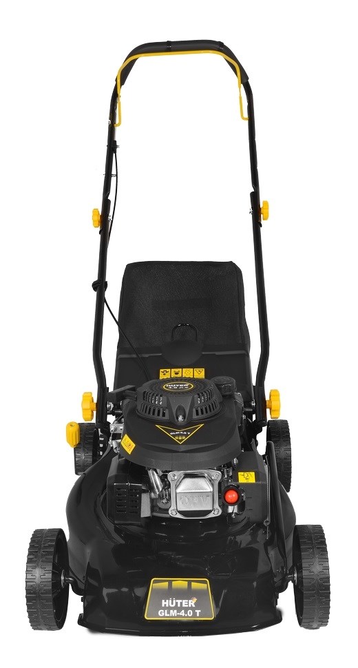 Бензогазонокосилка HUTER GLM-4 T, 4х-тактн. 4 л/с, шир.кош. 51см, высота кош. 35-65 мм, травосб.