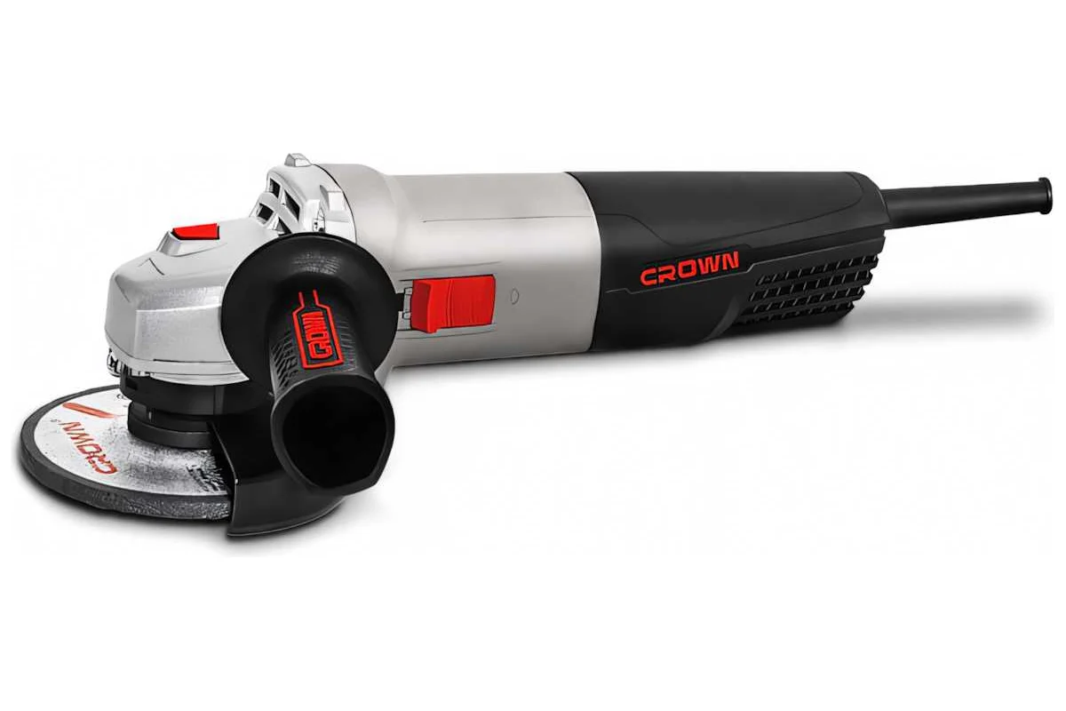 Угловая шлифовальная машина CROWN CT13502-125R, Ø125 мм, 1010 Вт, 11000 об/мин