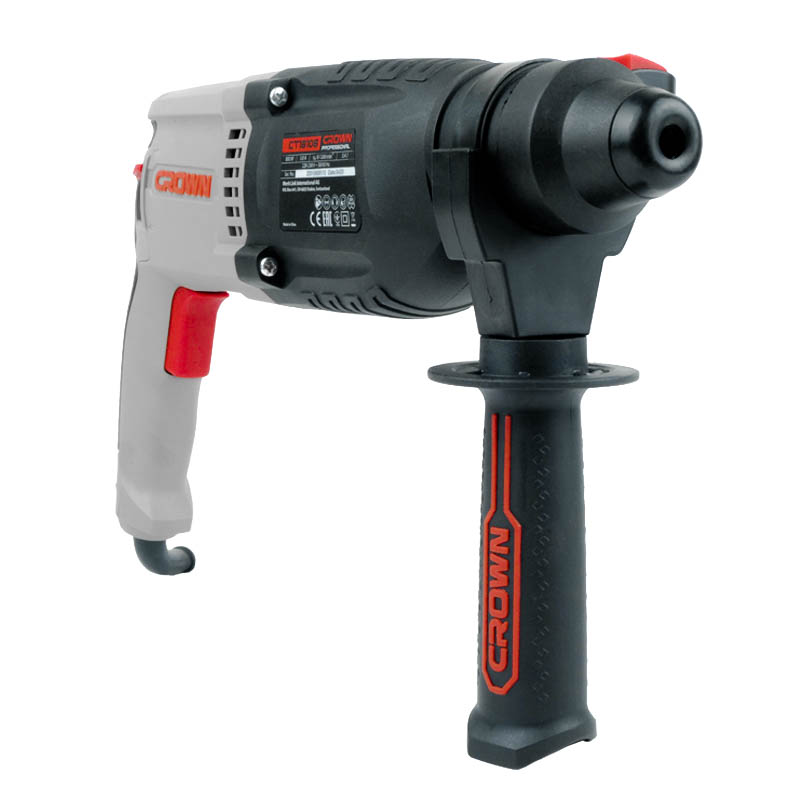 Перфоратор CROWN CT18108 BMC, 800Вт,SDS+,3,4 Дж удар, 0-1200об/мин, 0-5300уд/мин, кейс