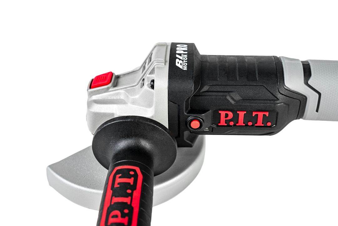 Шлифмашина угловая аккум. бесщёточная P.I.T. PWS20H-125A/1 (20В, 125мм, 7000об/мин, 1 акб, ЗУ, кейс)