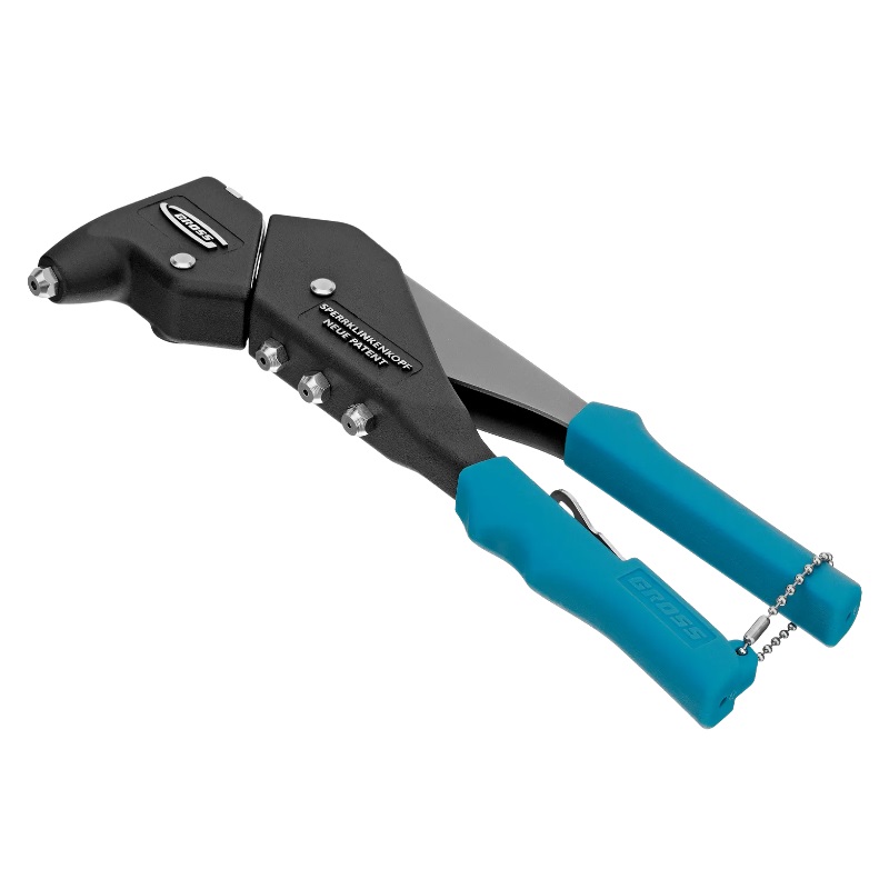 Заклёпочник литой, усиленный, поворотный 0-360 гр., заклёпки 2,4-4,8мм// Gross