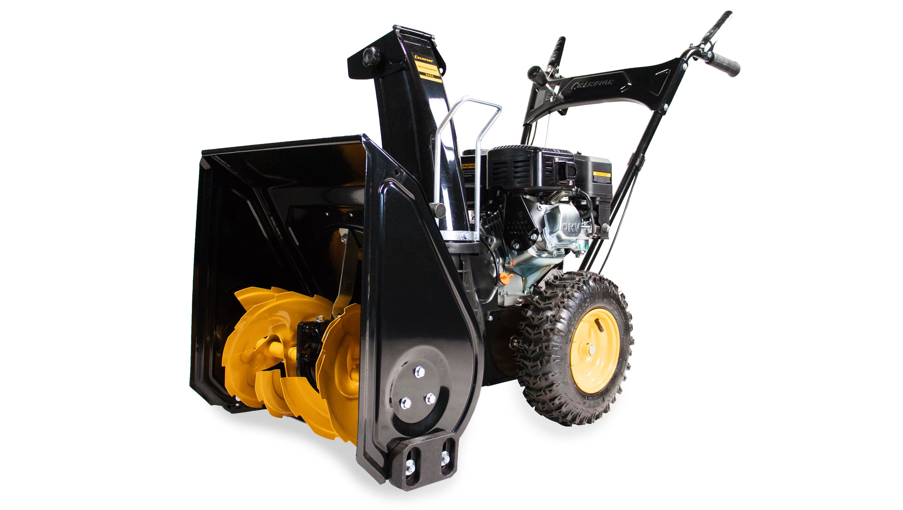 Снегоотбрасыватель CHAMPION ST553.,5.5лс ,53см ширина,бак3,6л скорости 4/1