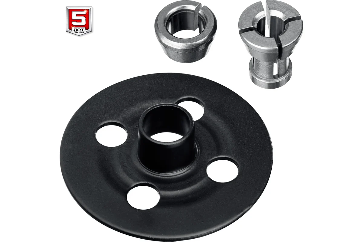 ЗУБР Фрезер кромочный ФПК-750Н,750Вт, 13000-33000 об\мин, цанга-6/8мм, 3 основания, сумка, 1,8кг