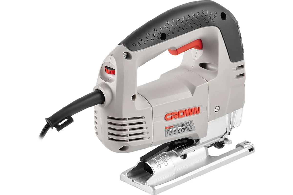 Лобзик CROWN CT15189, 710 Вт, 700-3000 об/мин, маятниковый ход, глубина пропила 85мм