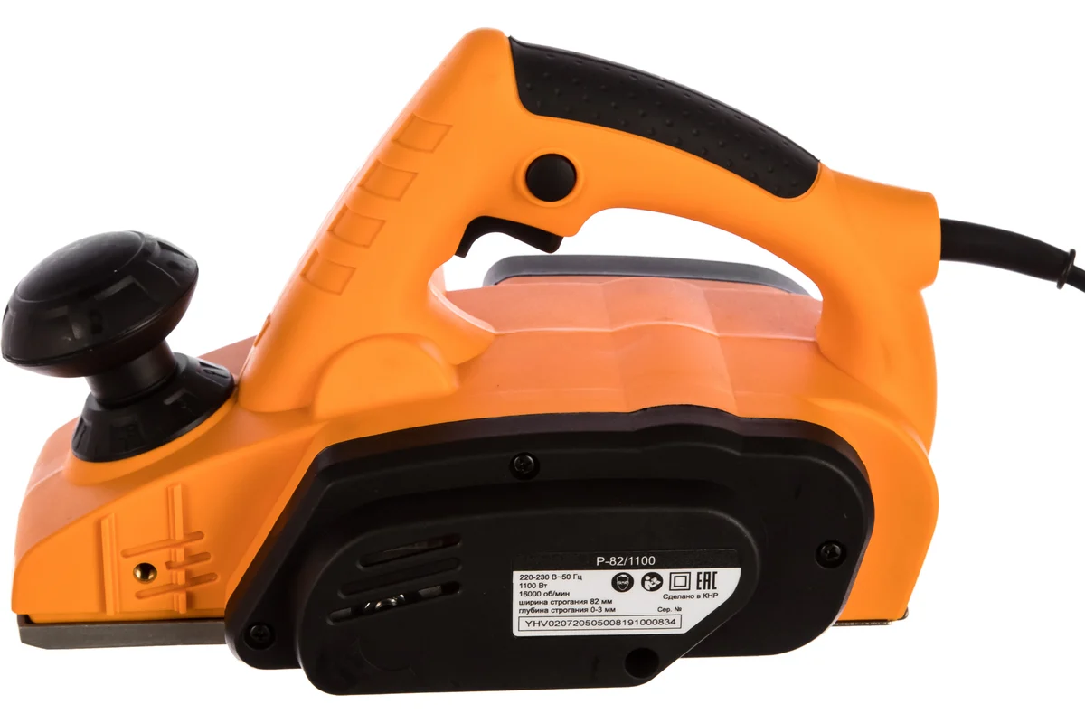 ВИХРЬ Р-82/1100  Рубанок, 1100 Вт, 16000 об/мин, шир/гл. строг. 82/3мм, 5 кг