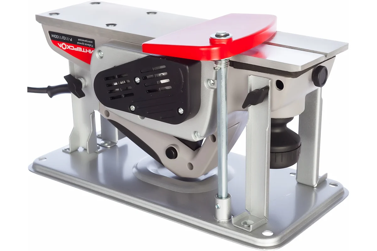 Р-110/1100М ИНТЕРСКОЛ Эл.Рубанок  1,1кВт, ножи 110мм, гл.строг, 0-3мм, 