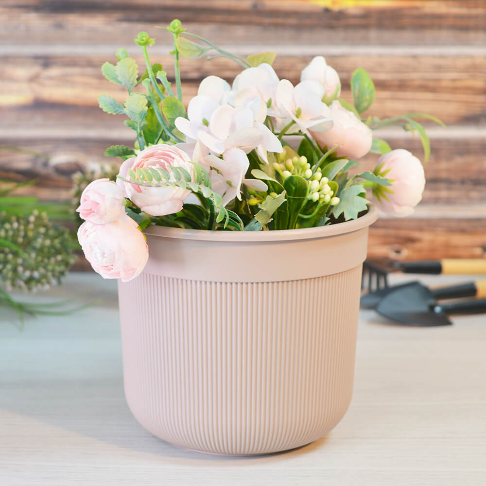 Горшок для цветов Альтернатива Сканди, 1 л, какао