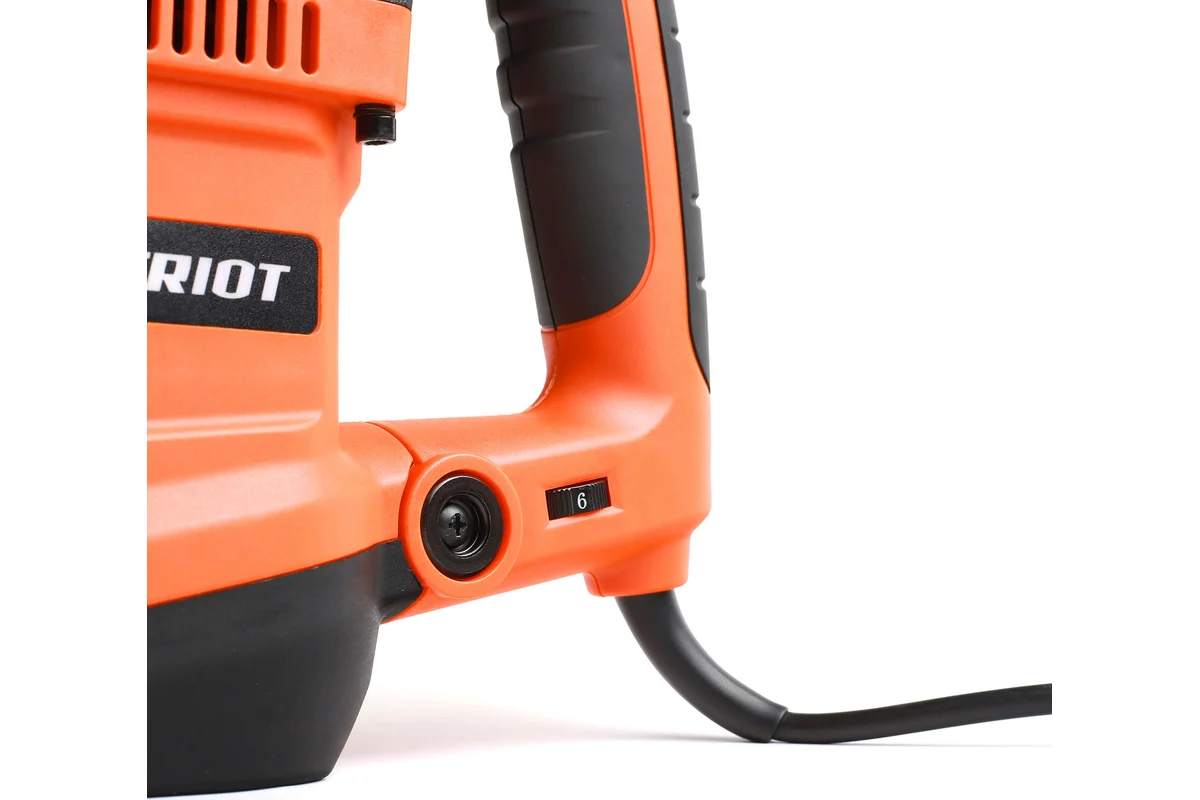 Молоток отбойный PATRIOT DB 200, мощность 1375Вт, энергия удара 18 Дж, 2800 уд./мин., 2 зубила в ком