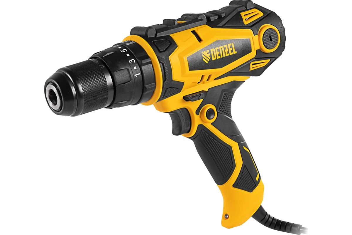 Дрель-шуруповерт сетевая ударная ISD-300-13// Denzel