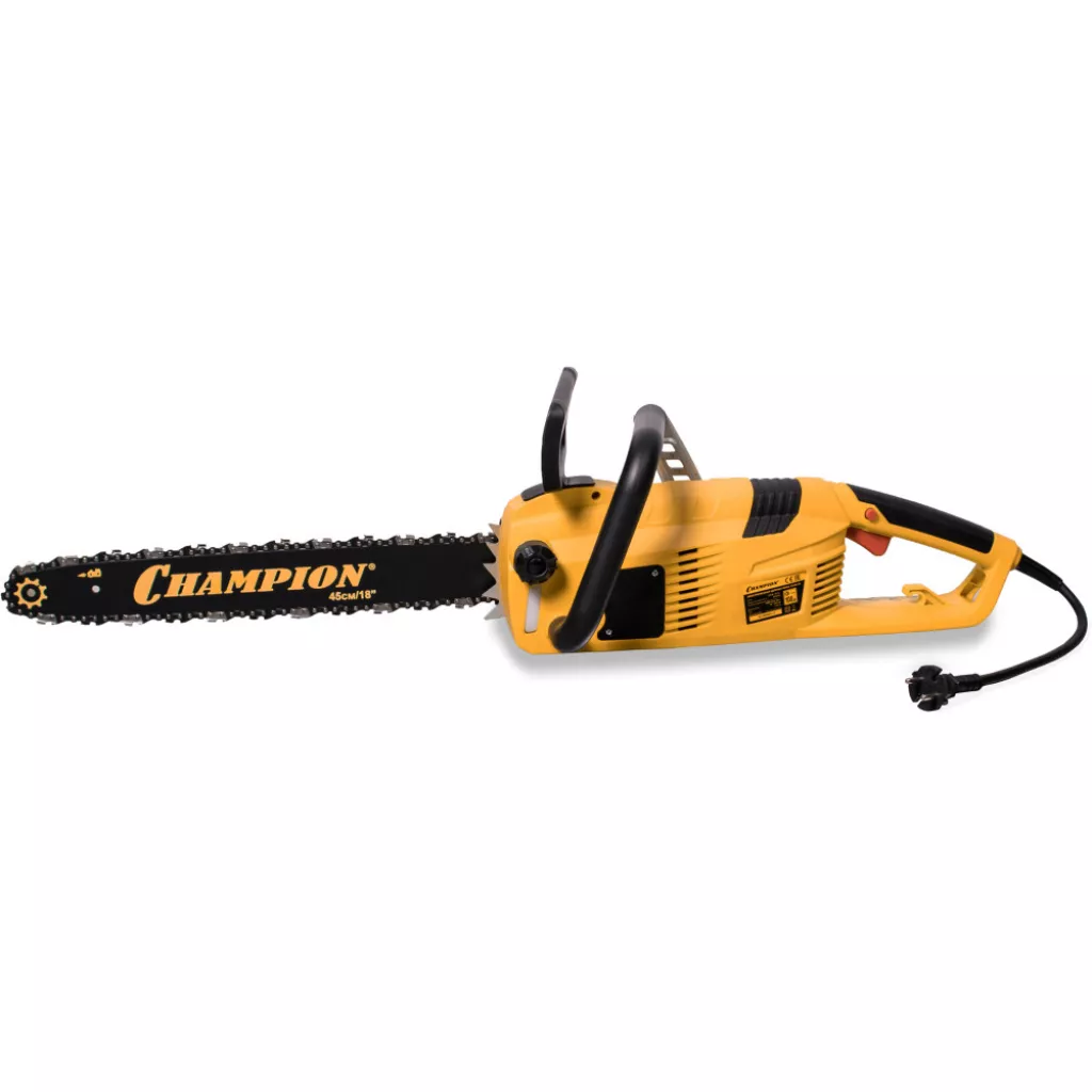 Электропила CHAMPION СН-424N-18"(3/8" -1,3- 62зв, 2,2 кВт, 4,44кг)