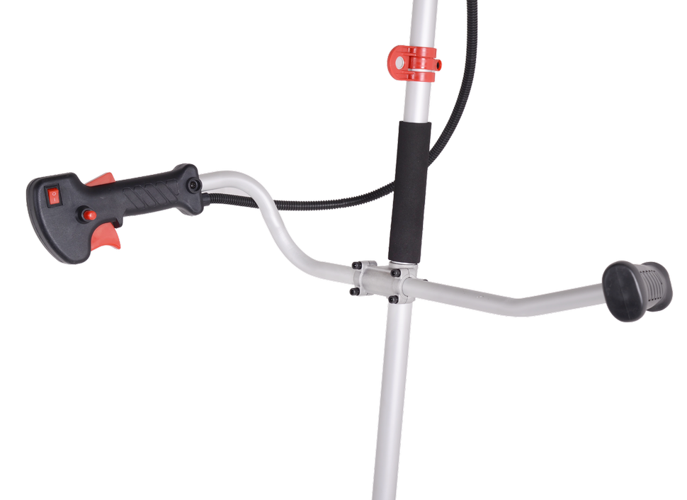 Бензотриммер РЕСАНТА БТР-1500П 2-х тактный, мощность 1500Вт,бак 1,2л, не разборная штанга.