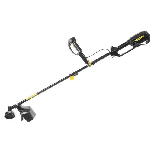 Электротриммер HUTER GET-1500B 1,5 кВт, леска ф 2 мм/нож, 8000 об/мин, прям.штанга,велосип.ручка