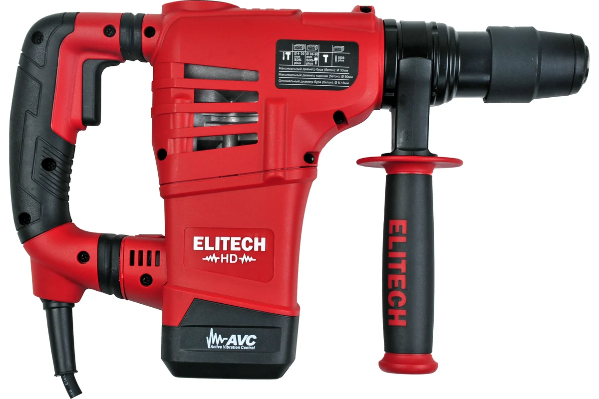 ELITECH П 1130ЭМ HD Перфоратор SDS+ 2х-реж, верт. дв. 1,1 кВт, 3,5Дж
