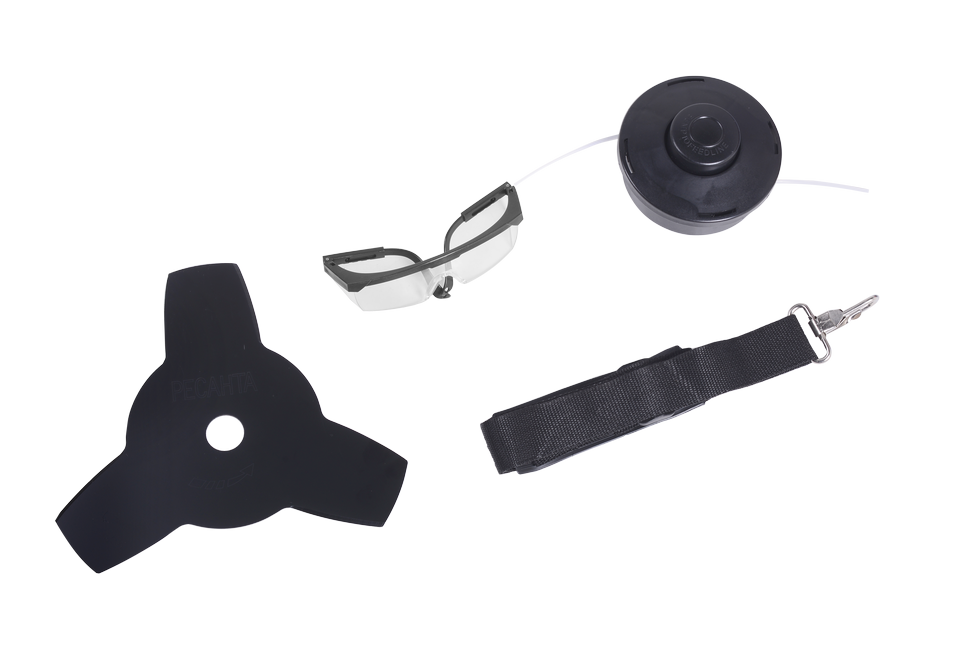 Бензотриммер РЕСАНТА БТР-1900П 2-х тактный, мощность 1900Вт,9500об/мин, не разборная штанга.