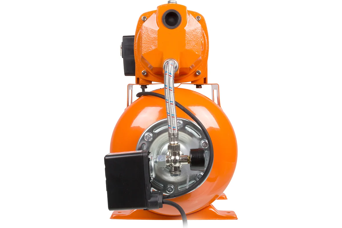 ВИХРЬ Насосная станция АСВ-800/20Ч, 800Вт, бак 20л, гл. вс. 9м,  60л/мин чугун