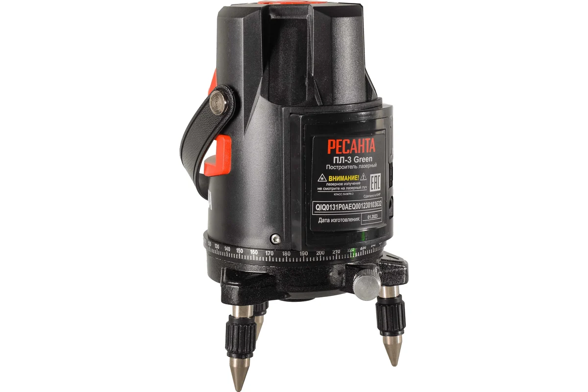 Построитель лазерный ПЛ-3 Green Ресанта