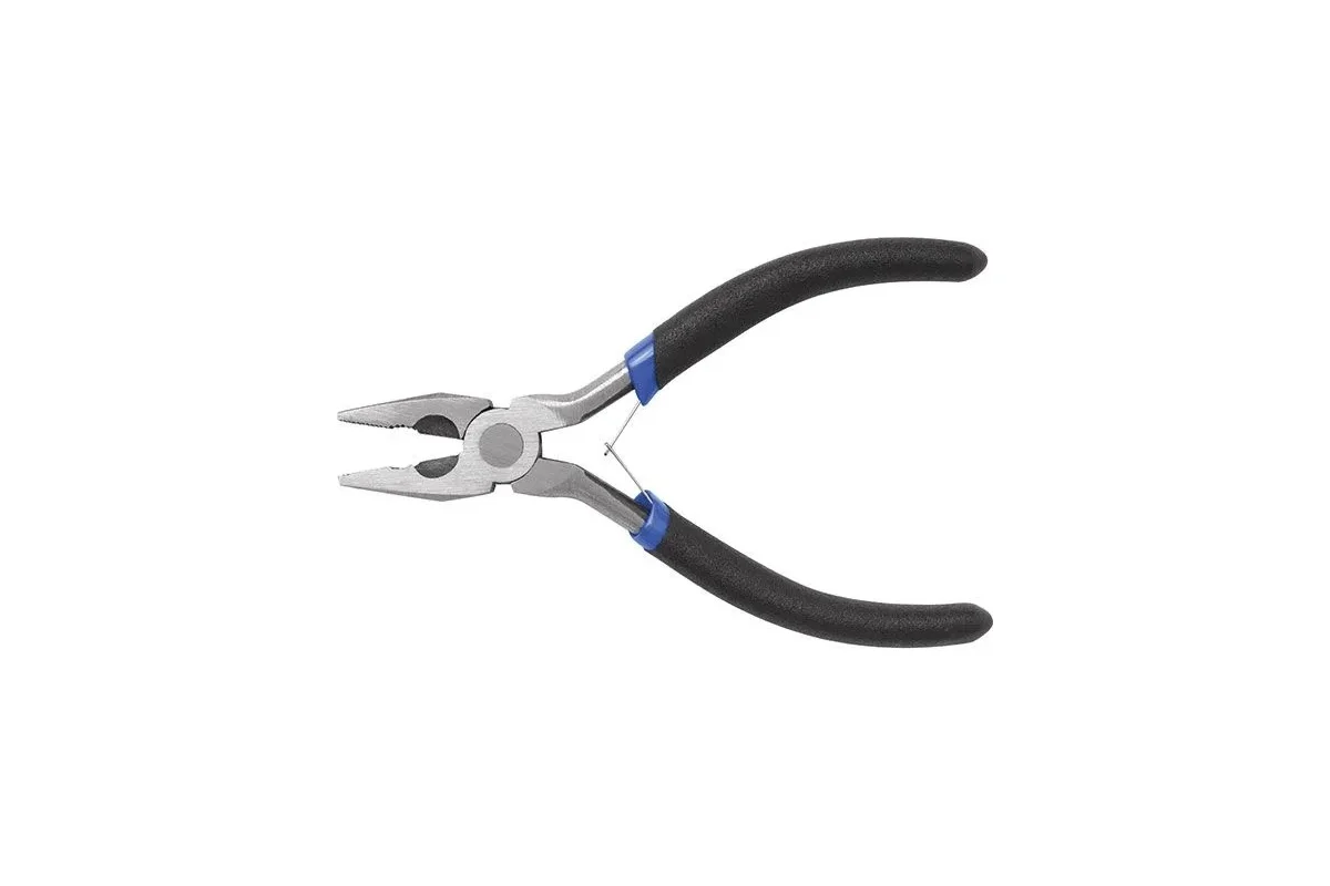 Плоскогубцы комбинированные "мини", синие ручки 120 мм