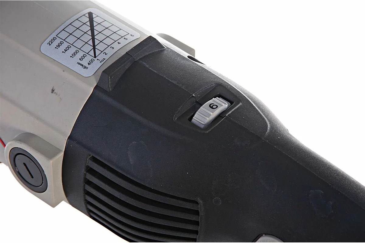 УПМ-180/1300ЭМ ИНТЕРСКОЛ Эл.ручная полировальная машина, 1,3кВт, диск 180мм, 400-3000об/мин