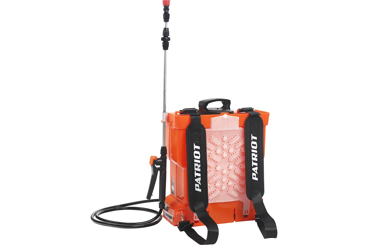 Распылитель ранцевый аккумуляторный PATRIOT PT-12AC, свинцово-кислотный; 8 Ач, 12 л.