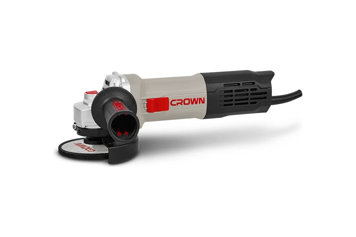 Угловая шлифовальная машина CROWN CT13571-125R 900Вт, 12000 об/мин, М14, 125мм, restart protection