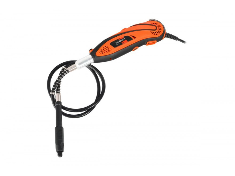 Гравер электрический PATRIOT EE 111  с гибким валом, 140Вт, 10000-32000 об/мин, цанги: 2,3мм/3,2мм, 