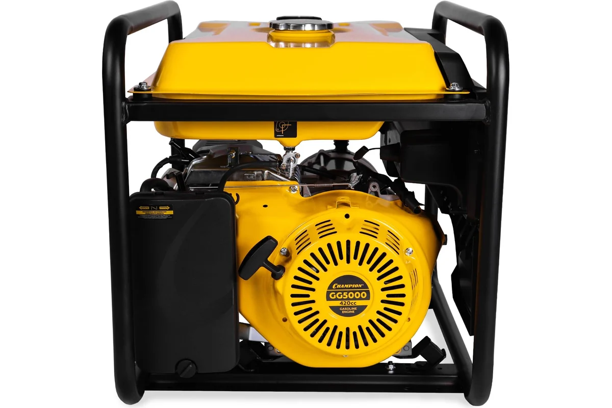 Генератор CHAMPION GG5000, 5.5/5 кВт 15л/с , бак 25л, 71 кг, счетчик.