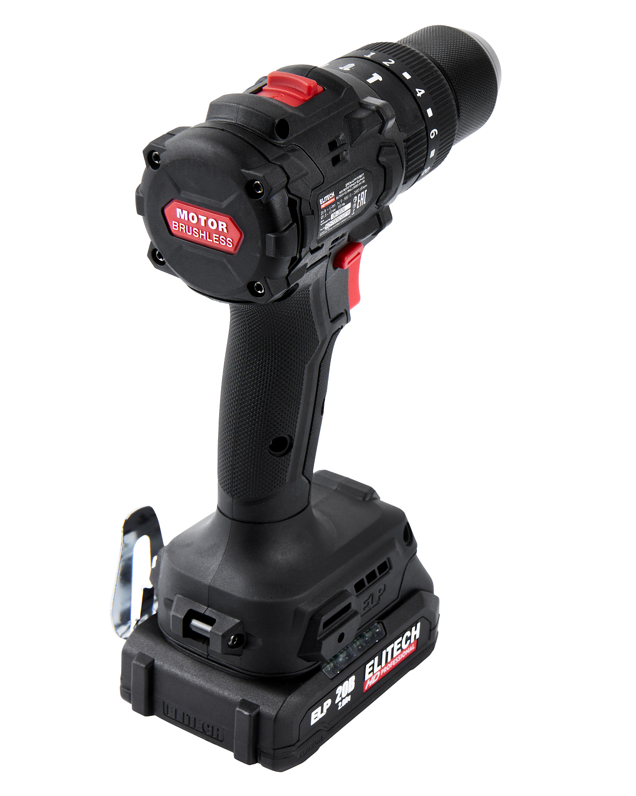 ELITECH CD 20ISL2 (E2201.041.01) (Дрель аккумуляторная) бесщеточная