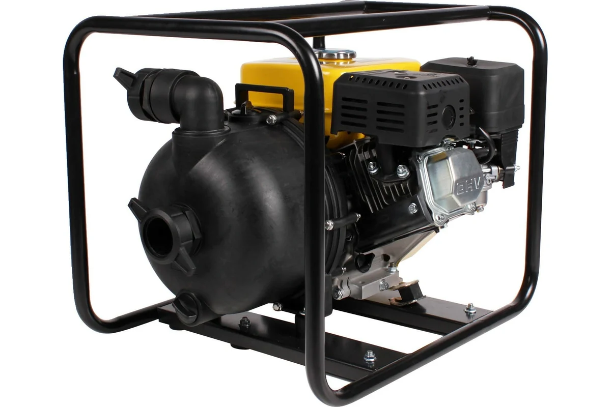 Мотопомпа CHAMPION  GP55, для хим. жидкостей, 7,5лс, 600л/мин, 8/35м, бак 3,6л, 23,8кг, 2".