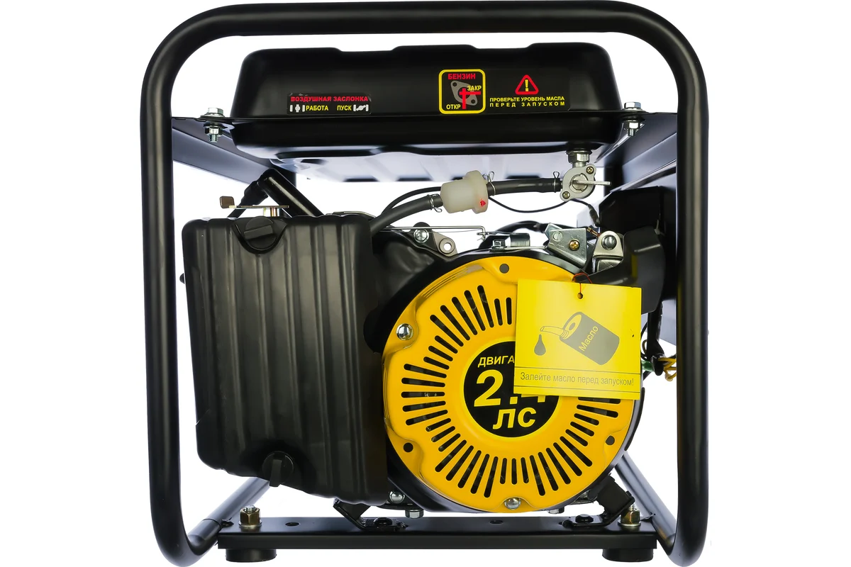 HUTER Бензиновый генератор HT1000L ,1 кВа, бак 4,8л,тип стартера ручной