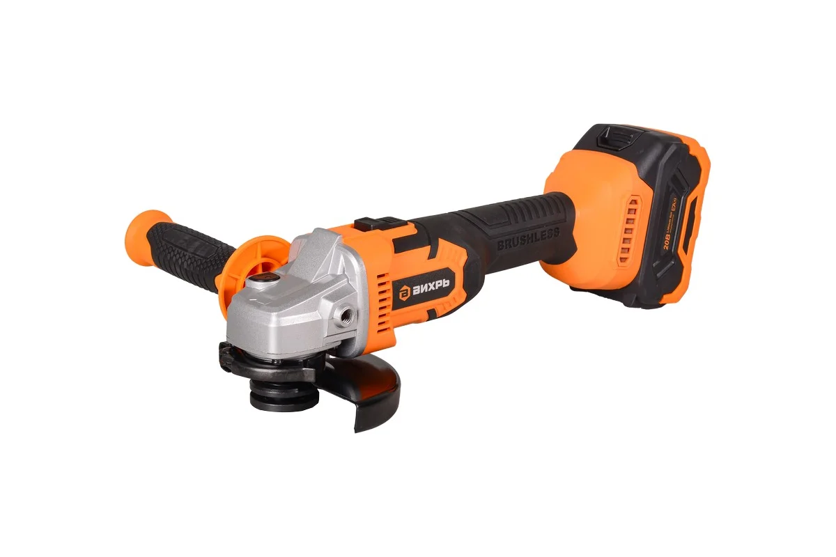 Углошлифовальная машина аккумуляторная АУШМ-125/20Li (в комплекте 1 АКБ и ЗУ) ЕА+ в кейсе Вихрь