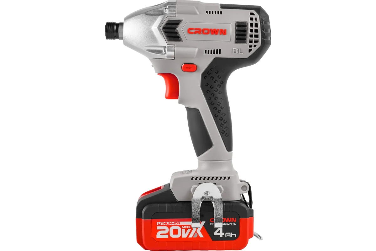 Аккумуляторный винтовёрт 20В, бесщеточный, 2х4,0Ач // CROWN