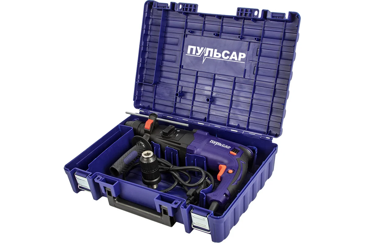 Перфоратор SDS-plus ПУЛЬСАР ПЭ 28-900П 900Вт,3,3Дж,3режима 2,9кг съёмн.патрон