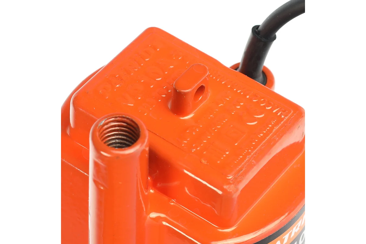 Насос погружной вибрационный PATRIOT VP 10А, нижний забор, 300 Вт, 18 л/мин, H-70 м, D-96 мм. термоз