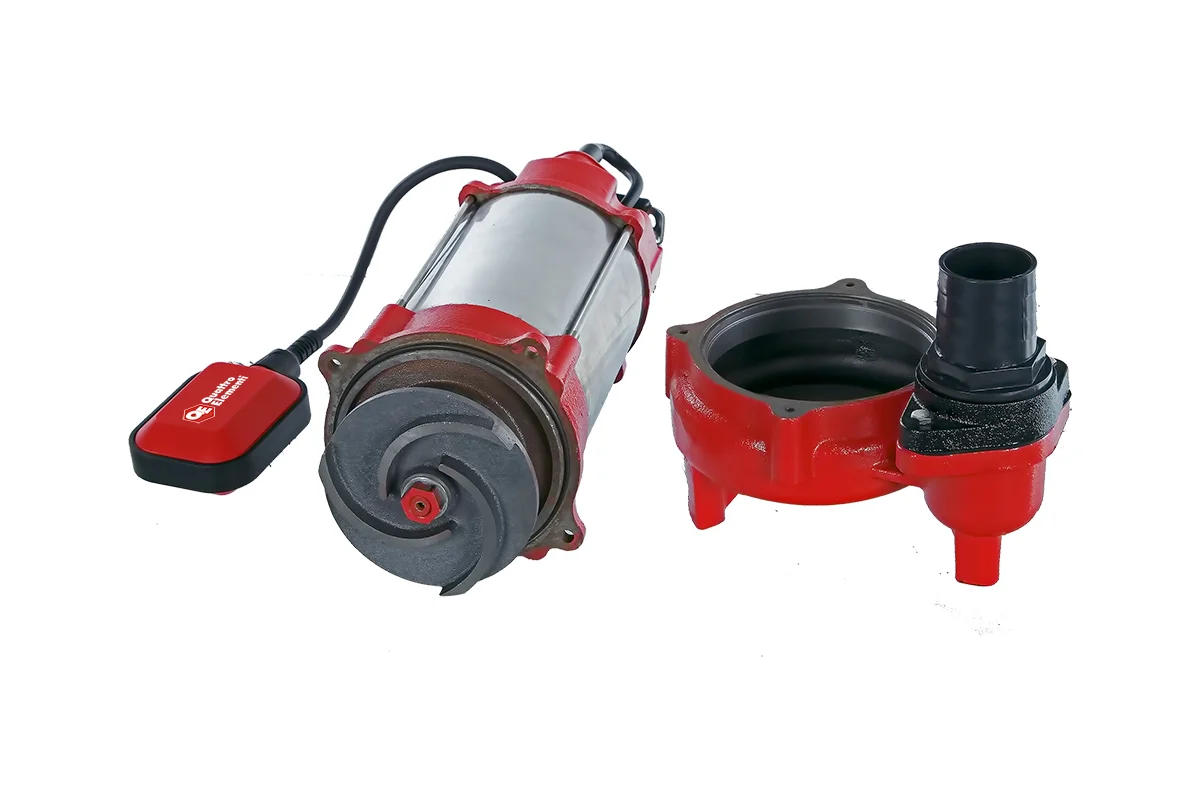 Фекальный насос QUATTRO ELEMENTI Sewage  800F Ci (800 Вт, 18000 л/ч, для грязной, 14 м, 17,6 кг)
